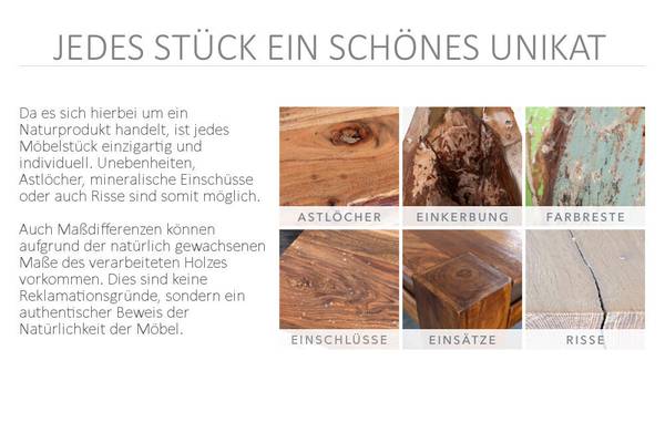 Beistelltisch PURE NATURE 45 x 54 x 45 cm