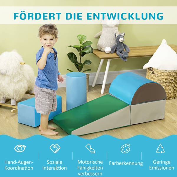 Schaumstoffblöcke 3D0-004 5er-Set Blau