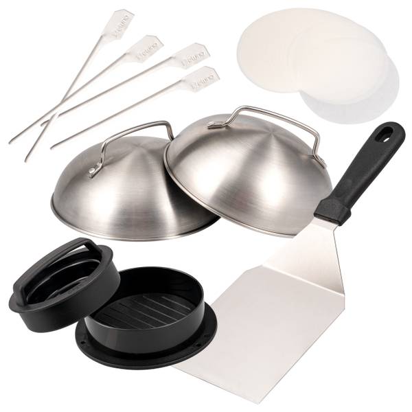 Burgerset 14159 6er-Set Silber - Metall - 13 x 6 x 30 cm