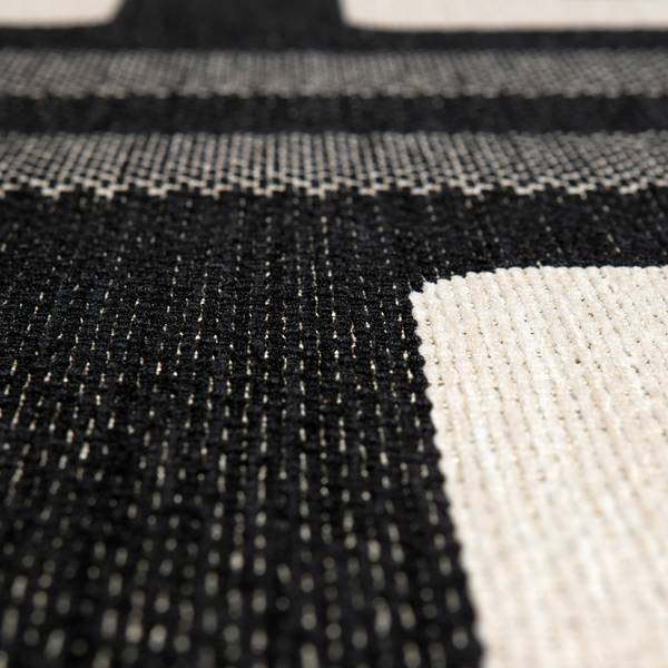 Teppich Timea Schwarz - Textil - 230 x 1 x 160 cm