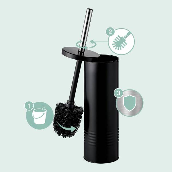 Badezimmer Set Mülleimer & WC-Bürste kaufen