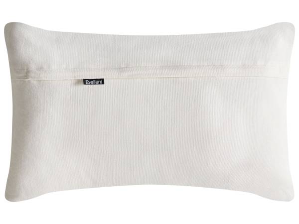 Dekokissen GARCINIA 2-tlg Beige - Weiß - Naturfaser - 45 x 5 x 45 cm