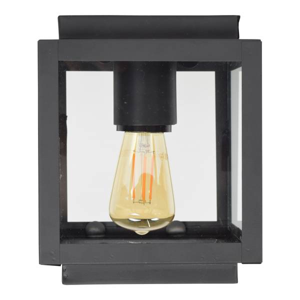 Deckenlampen Loft Schwarz - Glas - 14 x 18 x 14 cm