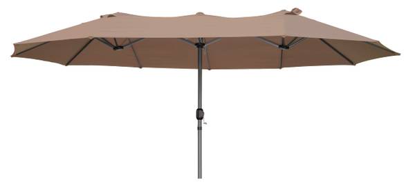 Doppel-Sonnenschirm WINDA 460 x 240 cm
