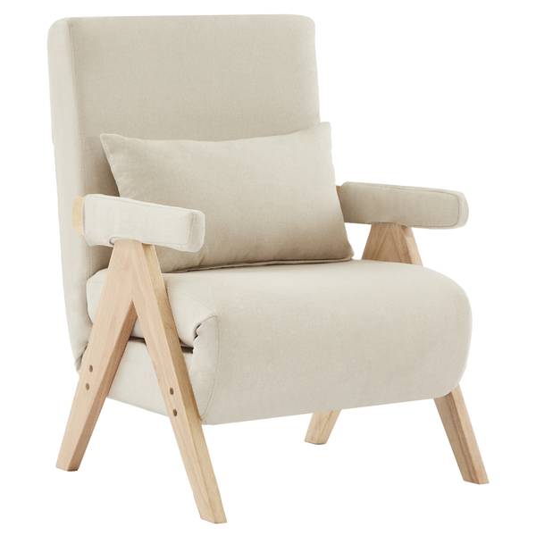 Schlafsessel LEINNatur Ⅰ Braun - Leinen - 60 x 87 x 64 cm