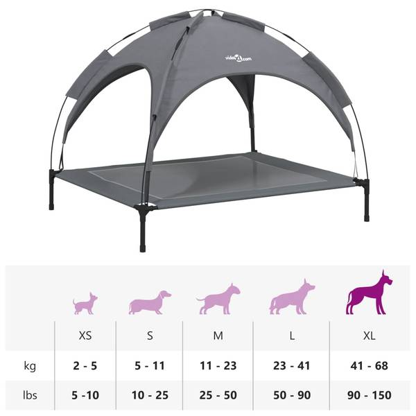 Lit pour chien 3033829 172599 86 x 84 x 104 cm