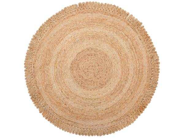 Teppich ERENCE Beige - Naturfaser - 140 x 140 x 140 cm