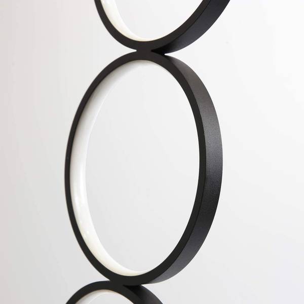 LED Stehlampe iuez Schwarz - Eisen - 26 x 20 x 110 cm