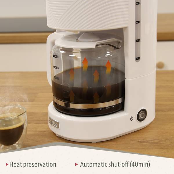 Filterkaffeemaschine Elegance CM1171WHT Weiß