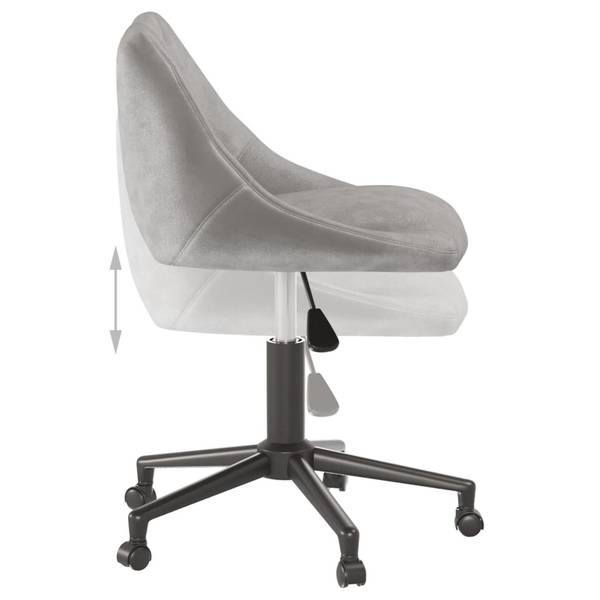 Bürostuhl 3014275 Grau - Polyester - Stahl - 46 x 79 x 44 cm