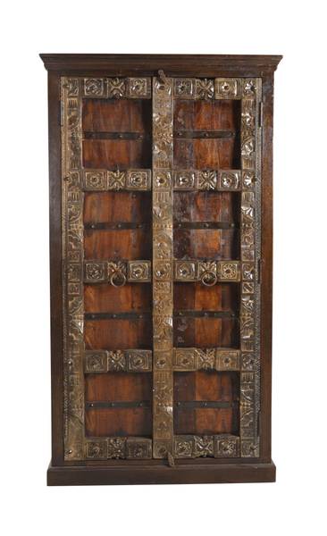 ALMIRAH Schrank Braun - Massivholz - 100 x 180 x 45 cm