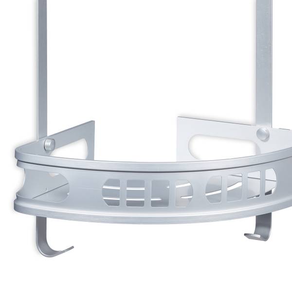 Badeckregal für Dusche Silber - Aluminium - 30 x 39 x 23 cm