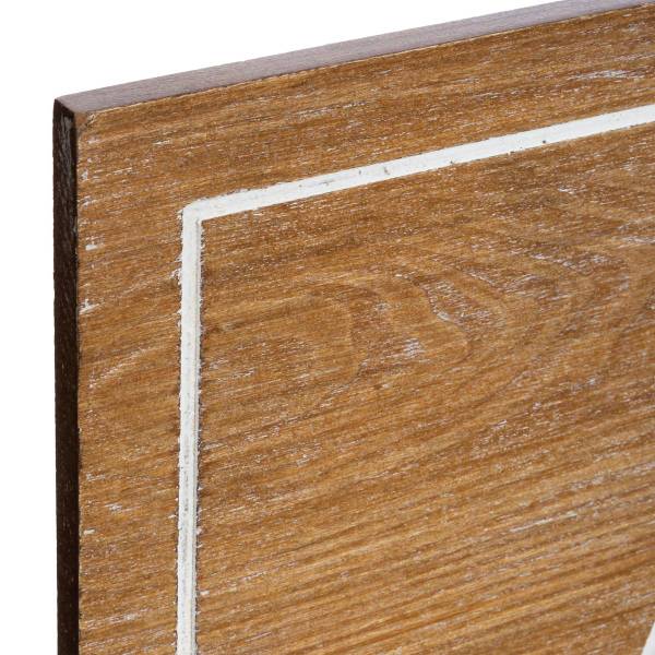Wanddekoration MATIAS Braun - Holzwerkstoff - 2 x 30 x 80 cm