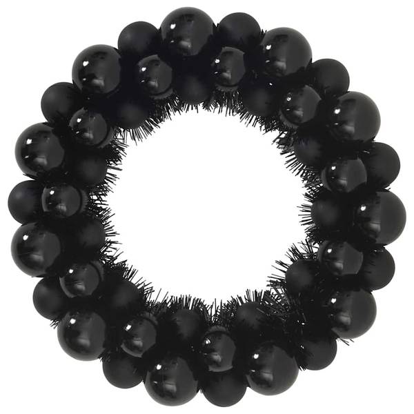 Weihnachtskränze 3700000154 2er Set Schwarz