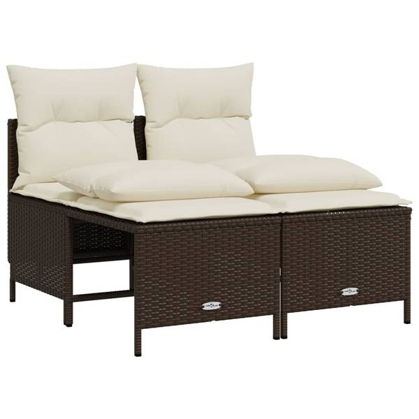 Garten-Lounge-Set 3036185-2 (5-teilig) Braun