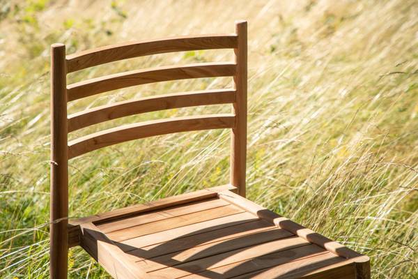 Tuinstoel Kenia deels massief hout - 50 x 80 x 52 cm