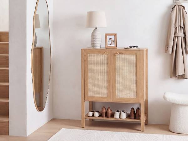 Schuhschrank BEAULAC Braun - Holzwerkstoff - 80 x 101 x 36 cm