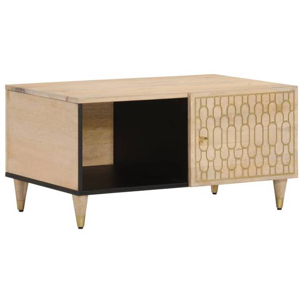 Couchtisch D736 Braun - Massivholz - 50 x 40 x 80 cm