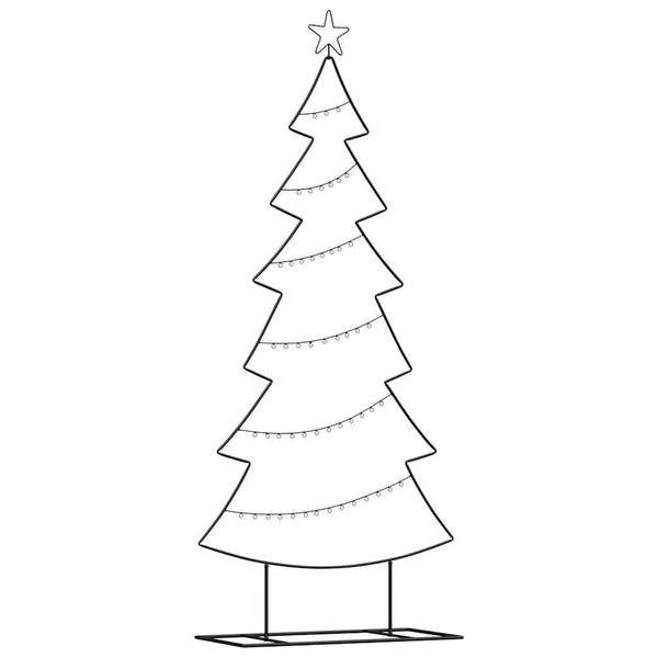 Metall Weihnachtsbaum 3700000019 30 x 180 x 80 cm