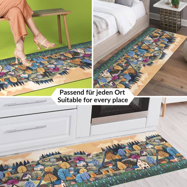 Küchenläufer Landschaft Tiefe: 100 cm