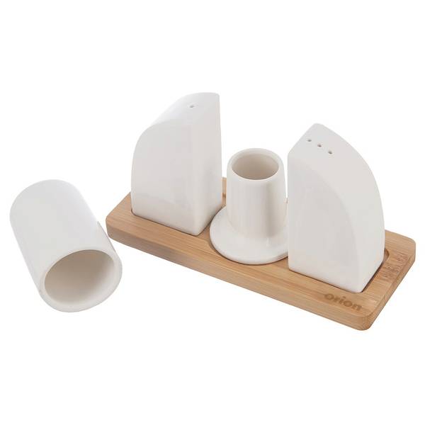Salz- und Pfefferstreuer 4-tlg.Set152377 Weiß - Porzellan - 7 x 9 x 16 cm