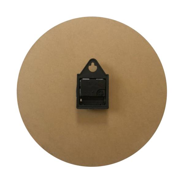 Horloge murale Oleandro Marron - Bois manufacturé - 4 x 34 x 34 cm