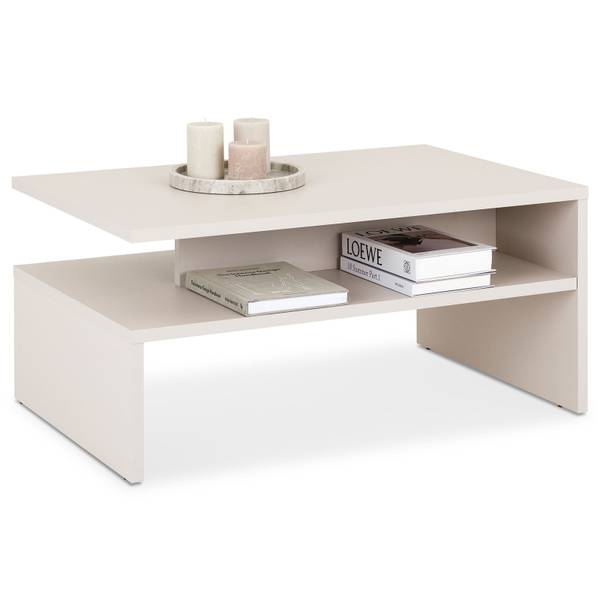 Couchtisch PAULINA Beige - Holzwerkstoff - 90 x 42 x 60 cm