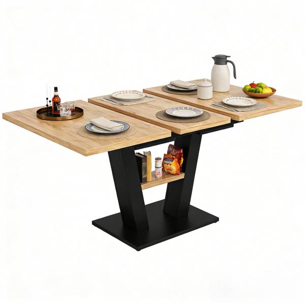 Esstisch N620P24218182N Braun - Holzwerkstoff - 70 x 75 x 119 cm