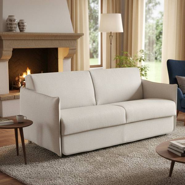Zweisitzer Schlafsofa Follina Beige