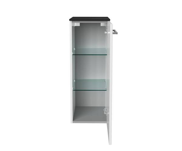 Midischrank Oxford Badezimmerschrank Weiß - Holzwerkstoff - 86 x 11 x 32 cm