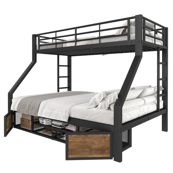 Etagenbett K-1153 Schwarz