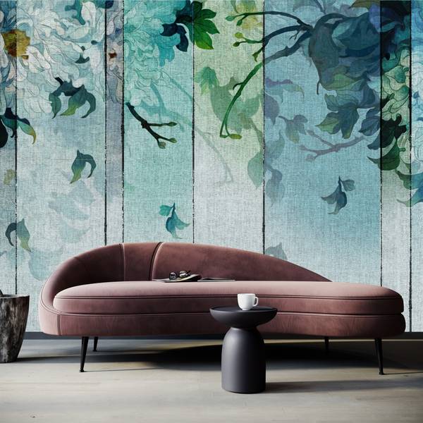 Fototapete BLUMEN Pflanzen Abstraktion 180 x 120 x 120 cm