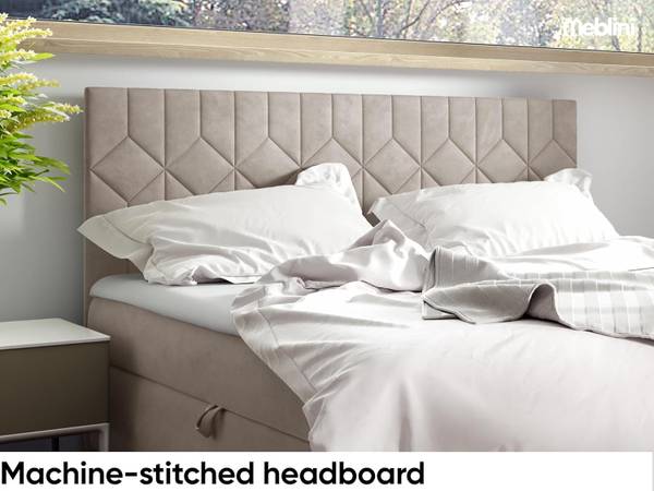 Boxspringbett BRUGES H3 Beige