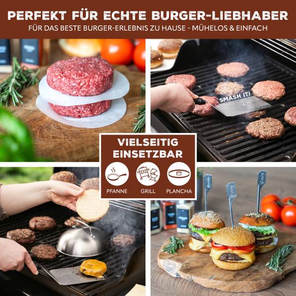 Burgerset 14159 6er-Set Silber - Metall - 13 x 6 x 30 cm