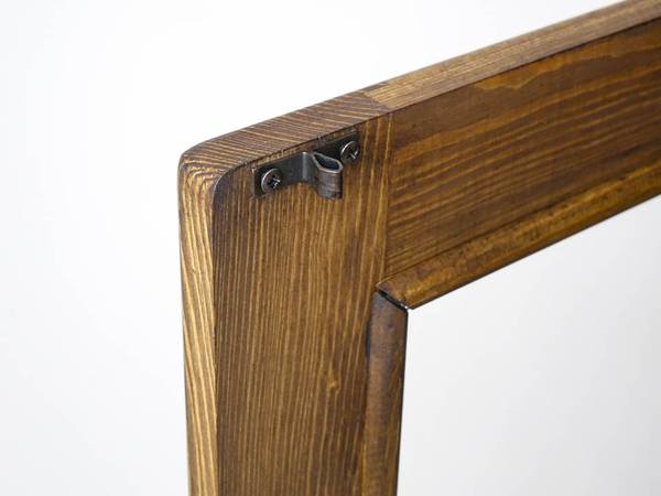 Vitrine Rustyk 3 Braun - Kiefer - Stahl - 90 x 190 x 40 cm