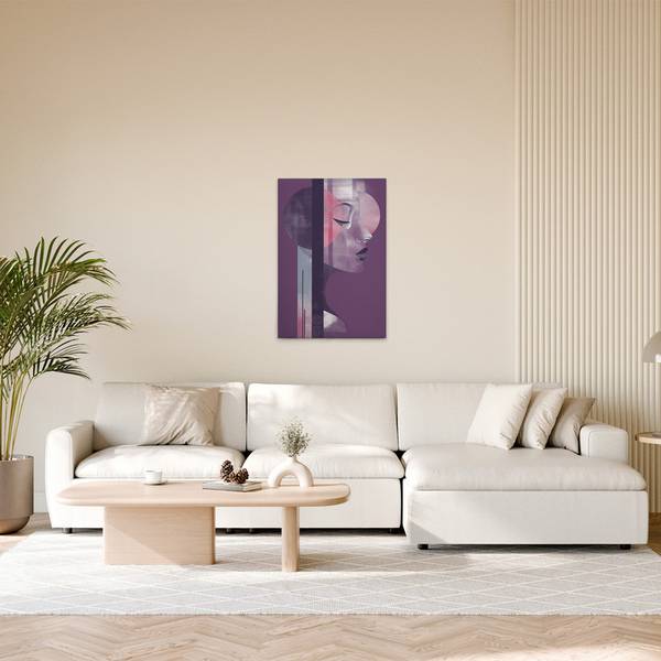 Leinwandbild Metropolis Plum 60 x 90 cm