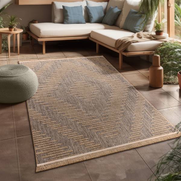 OUTDOORTEPPICH 80/150 cm Cologne 494 Beige - 80 x 150 cm