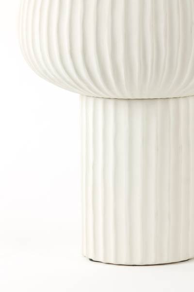 Vase FEYA Weiß - Keramik - 28 x 36 x 28 cm
