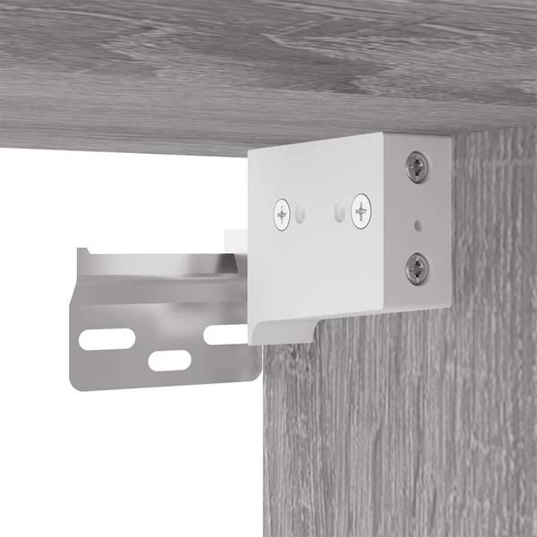 TV-Schrank 3030011 (4-teilig) Grau - Holzwerkstoff - 57 x 40 x 34 cm