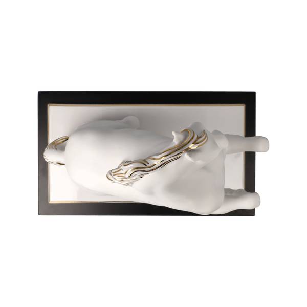 Deko Objekt Studio 8 - Magnifique Gold - Porzellan - 14 x 31 x 25 cm