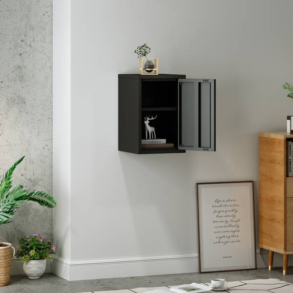 Armoire murale Burlöv Noir