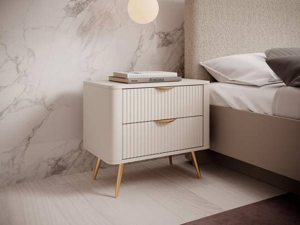 Nachttisch ELONARIA Beige