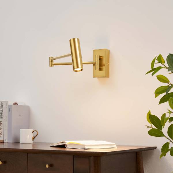 Wandleuchte Rimio Gold