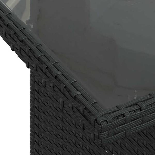 Garten-Lounge-Set 3036843-1 8-teilig Schwarz