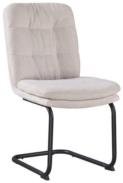 Stuhl NOVA Beige - Metall - Textil - 48 x 91 x 66 cm