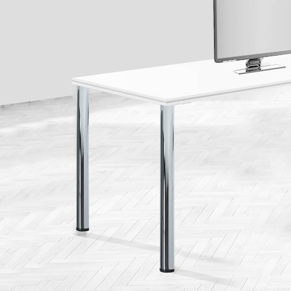 Tischbein 2034211 4er-Set Grau - Metall - 6 x 85 x 6 cm
