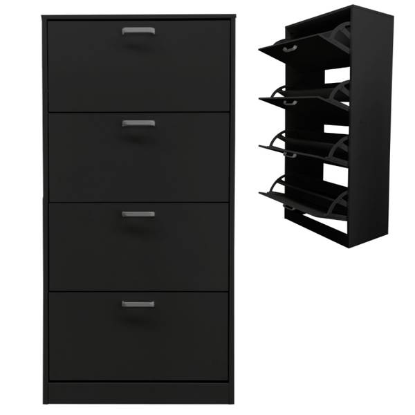 Schuhschrank JUNZEA03B-ZWART Schwarz