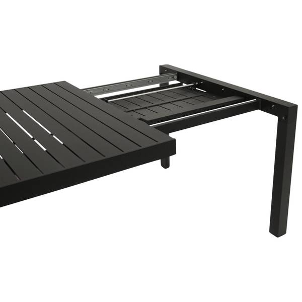 Garnitur LAGOS XL 7-teilig Grau - Aluminium - 195 x 76 x 255 cm