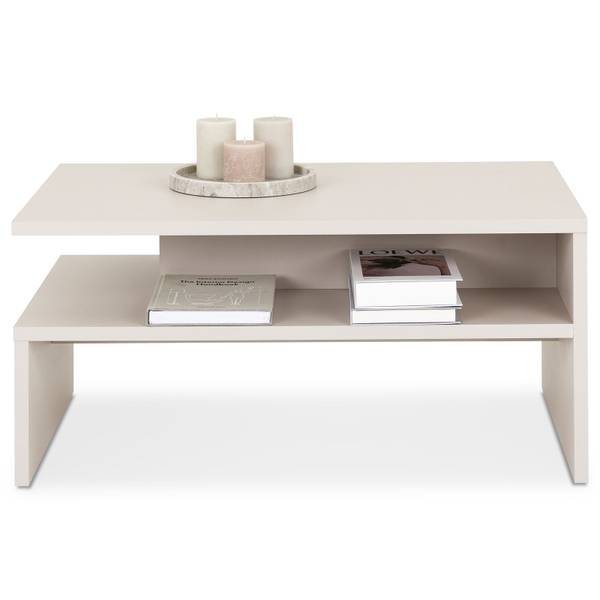 Couchtisch PAULINA Beige - Holzwerkstoff - 90 x 42 x 60 cm