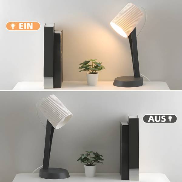 Tischlampen cdkr 2er-Set Grau